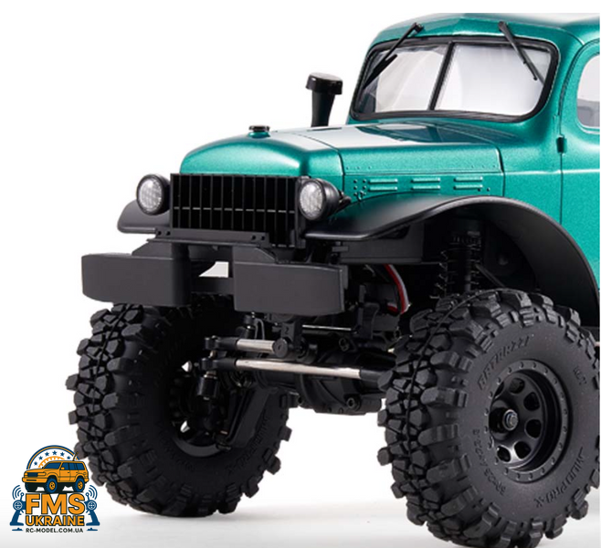 Машинка на радіокеруванн БЕЗКОЛЕКТОРНА PRO ВЕРСІЯ FMS 1:24 FCX24 Power Wagon Brushless RTR PRO VERSION FMS12401RTRGN-BL фото