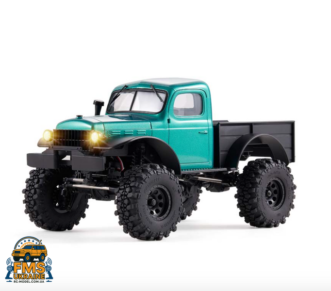 Машинка на радіокеруванн БЕЗКОЛЕКТОРНА PRO ВЕРСІЯ FMS 1:24 FCX24 Power Wagon Brushless RTR PRO VERSION FMS12401RTRGN-BL фото