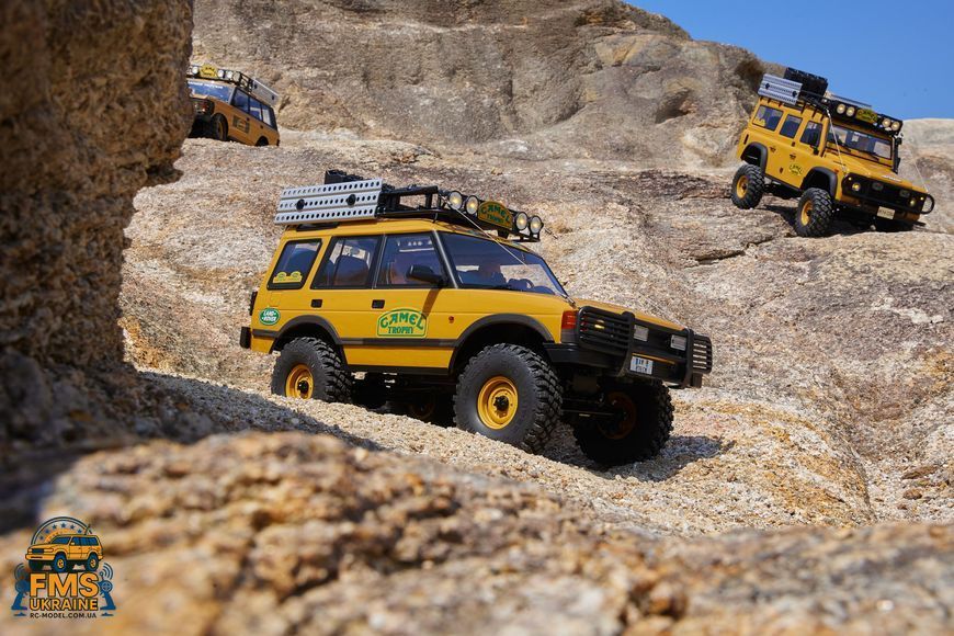 Машинка на радіокеруванні FMS FCX10 1:10 Land Rover Discovery RTR Yellow  FMS11043RSYL-SP фото