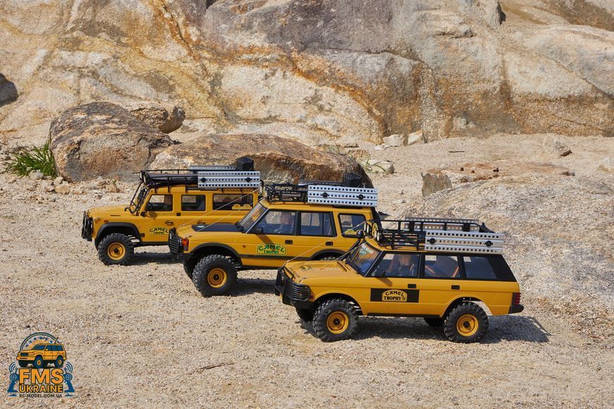Машинка на радіокеруванні FMS FCX10 1:10 Land Rover Range ROVER RTR Yellow  FMS11044RSYL-SP фото
