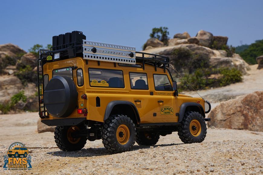 Машинка на радіокеруванні FMS FCX10 1:10 Land Rover Range ROVER RTR Yellow  FMS11044RSYL-SP фото