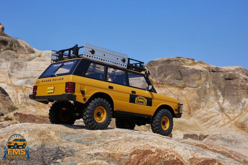 Машинка на радіокеруванні FMS FCX10 1:10 Land Rover Range ROVER RTR Yellow  FMS11044RSYL-SP фото