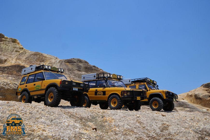 Машинка на радіокеруванні FMS FCX10 1:10 Land Rover Range ROVER RTR Yellow  FMS11044RSYL-SP фото