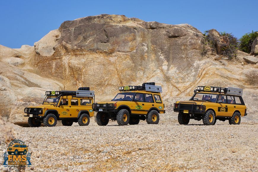 Машинка на радіокеруванні FMS FCX10 1:10 Land Rover Range ROVER RTR Yellow  FMS11044RSYL-SP фото