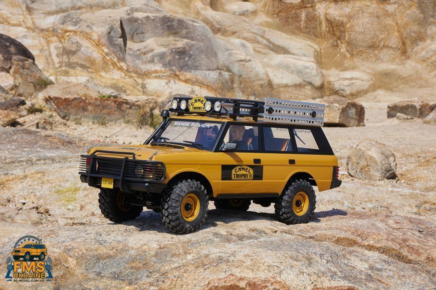 Машинка на радіокеруванні FMS FCX10 1:10 Land Rover Range ROVER RTR Yellow  FMS11044RSYL-SP фото