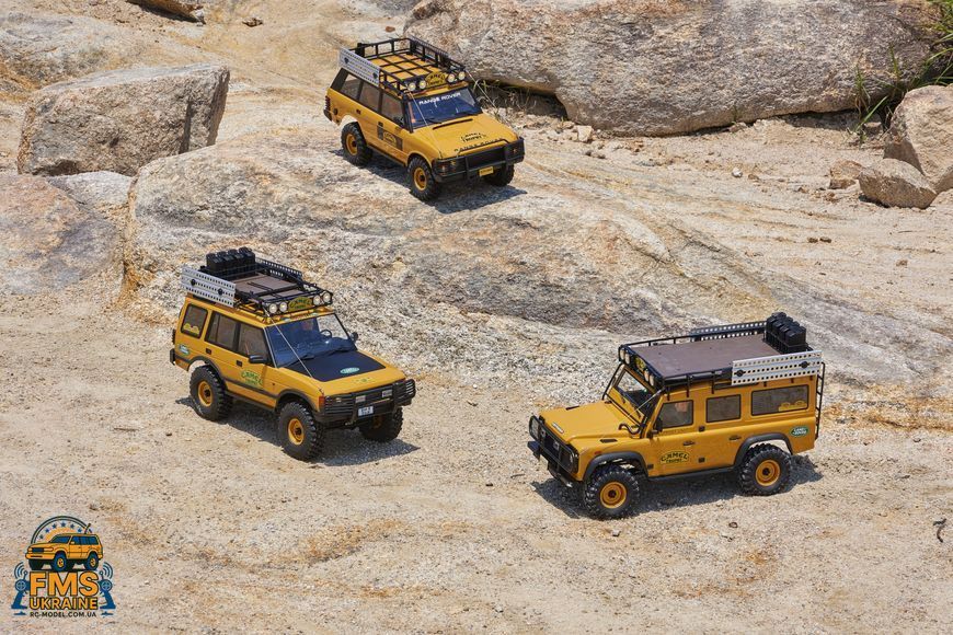 Машинка на радіокеруванні FMS FCX10 1:10 Land Rover Range ROVER RTR Yellow  FMS11044RSYL-SP фото