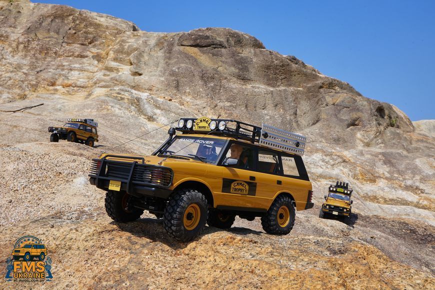 Машинка на радіокеруванні FMS FCX10 1:10 Land Rover Range ROVER RTR Yellow  FMS11044RSYL-SP фото