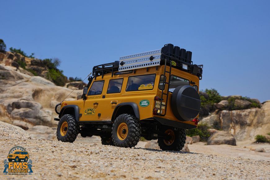 Машинка на радіокеруванні FMS FCX10 1:10 Land Rover Range ROVER RTR Yellow  FMS11044RSYL-SP фото
