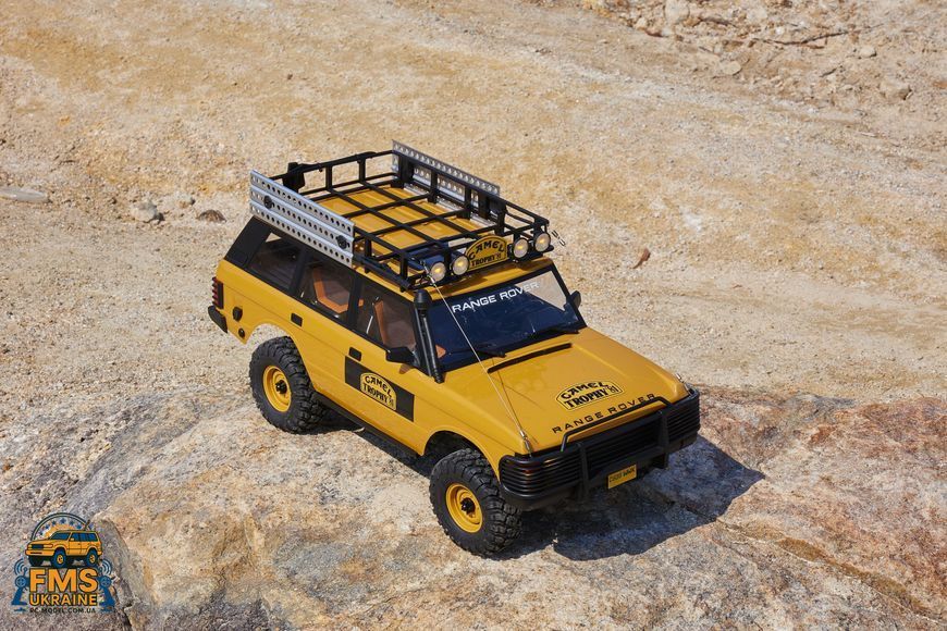 Машинка на радіокеруванні FMS FCX10 1:10 Land Rover Range ROVER RTR Yellow  FMS11044RSYL-SP фото