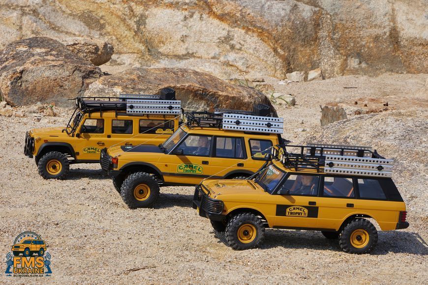 Машинка на радіокеруванні FMS FCX10 1:10 Land Rover Range ROVER RTR Yellow  FMS11044RSYL-SP фото