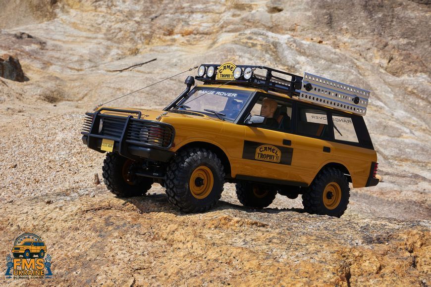 Машинка на радіокеруванні FMS FCX10 1:10 Land Rover Range ROVER RTR Yellow  FMS11044RSYL-SP фото