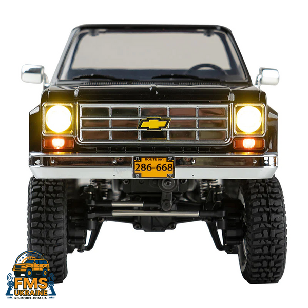 Машинка на радіокеруванні FMS 1:18&nbsp;Chevrolet K10 RTR&nbsp;BLACK чорний FMS11851RTRBK фото