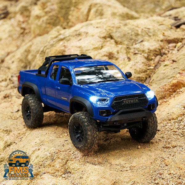 Машинка на радіокеруванні FMS 1:24 FCX24M Toyota Tacoma RTR синій FMS12451RTRBU фото