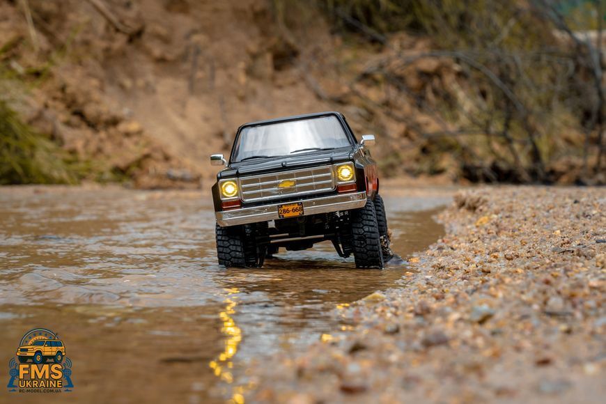 Машинка на радіокеруванні FMS 1:18&nbsp;Chevrolet K10 RTR&nbsp;BLACK чорний FMS11851RTRBK фото
