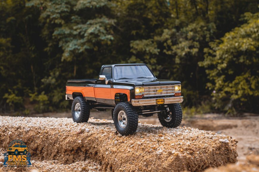 Машинка на радіокеруванні FMS 1:18&nbsp;Chevrolet K10 RTR&nbsp;BLACK чорний FMS11851RTRBK фото