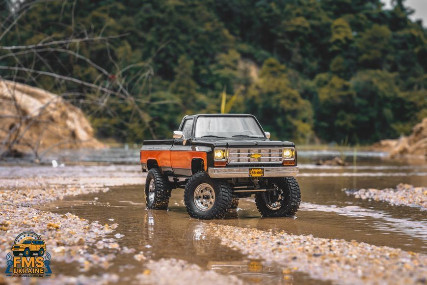 Машинка на радіокеруванні FMS 1:18&nbsp;Chevrolet K10 RTR&nbsp;BLACK чорний FMS11851RTRBK фото