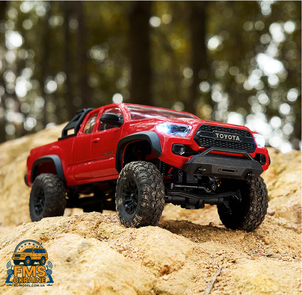 Машинка на радіокеруванні FMS 1:24 FCX24M Toyota Tacoma RTR червоний FMS12451RTRRD фото