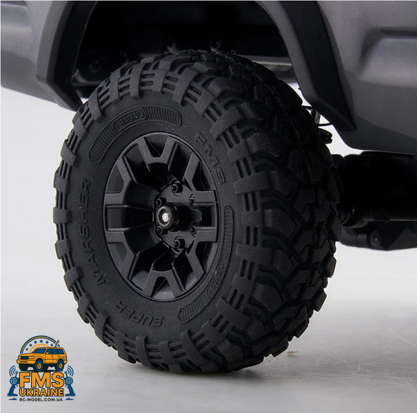Машинка на радіокеруванні FMS 1:24 FCX24M Toyota Tacoma RTR сірий  FMS12451RTRGY фото