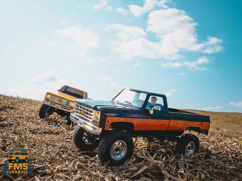 Машинка на радіокеруванні FMS 1:18&nbsp;Chevrolet K10 RTR&nbsp;YELLOW жовтий FMS11851RTRYL фото