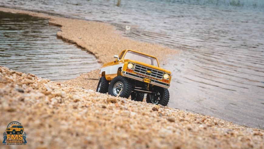 Машинка на радіокеруванні FMS 1:18&nbsp;Chevrolet K10 RTR&nbsp;YELLOW жовтий FMS11851RTRYL фото