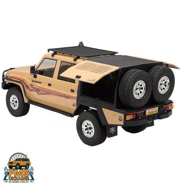 Машинка на радіокеруванні RGT EX86160 1:10 Toyota Land Cruiser 79 жовтий (бежевий) EX86160 фото
