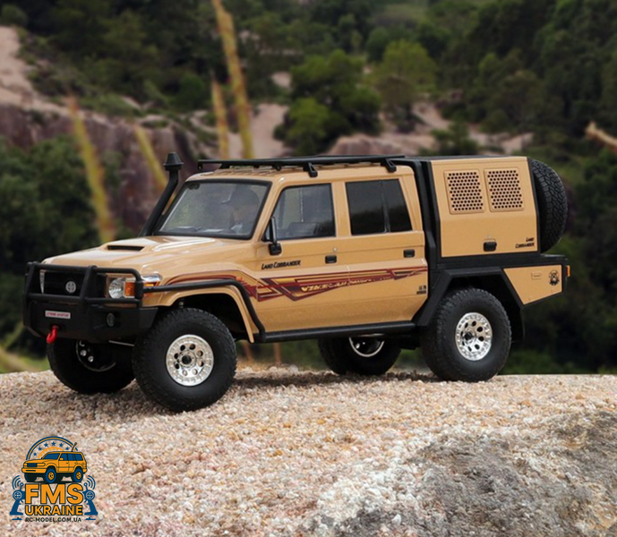 Машинка на радіокеруванні RGT EX86160 1:10 Toyota Land Cruiser 79 жовтий (бежевий) EX86160 фото