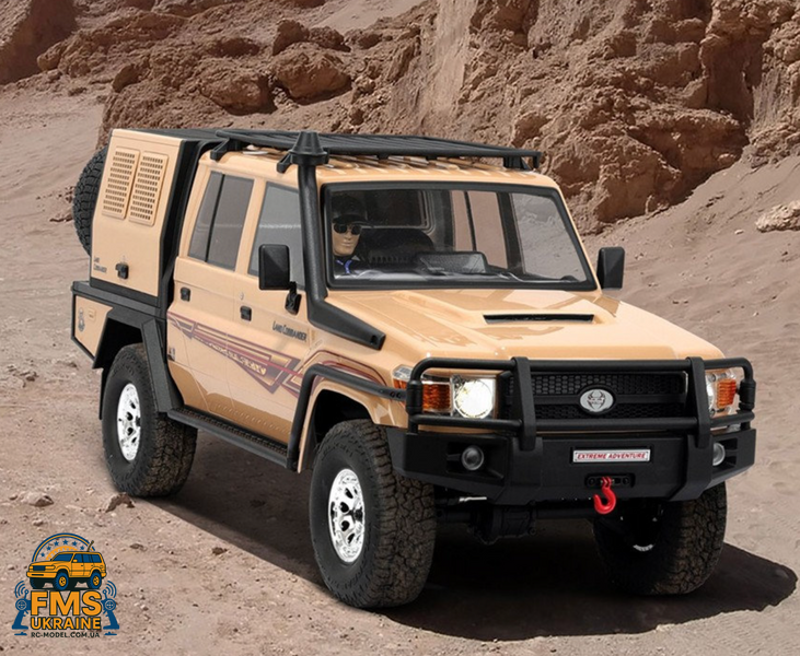Машинка на радіокеруванні RGT EX86160 1:10 Toyota Land Cruiser 79 жовтий (бежевий) EX86160 фото