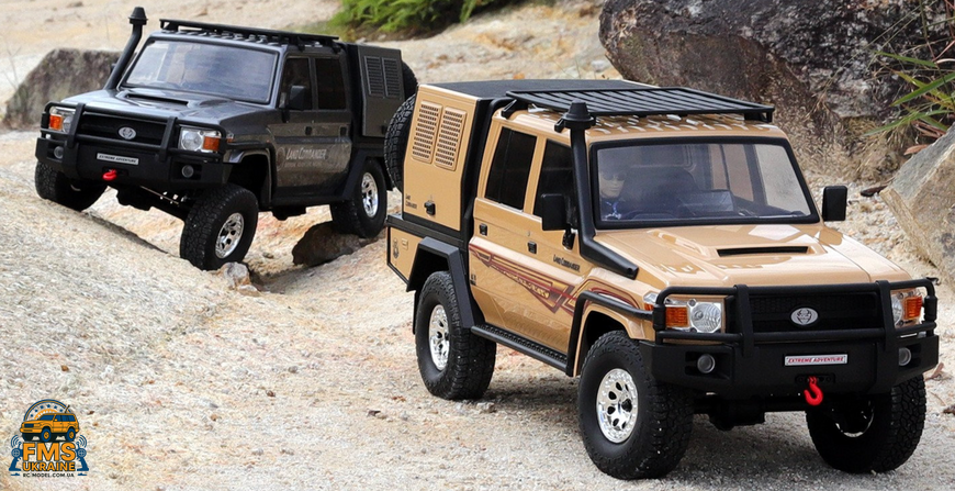 Машинка на радіокеруванні RGT EX86160 1:10 Toyota Land Cruiser 79 жовтий (бежевий) EX86160 фото