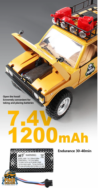 Машинка на радіокеруванні MN168 Land Rover Range Rover 1:12  MN-168-YLW фото