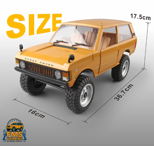 Машинка на радіокеруванні MN168 Land Rover Range Rover 1:12  MN-168-YLW фото