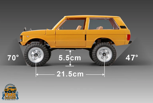 Машинка на радіокеруванні MN168 Land Rover Range Rover 1:12  MN-168-YLW фото