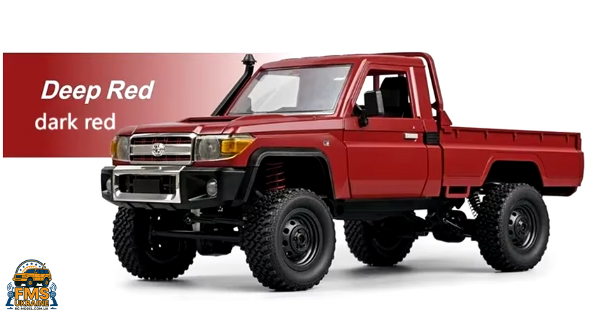 Машинка на радіокеруванні MN82 Toyota Land Cruiser 79 1:12 Червоний MN82-R фото