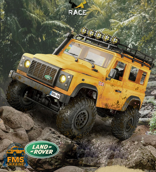 Машинка на радіокеруванні MN98S LAND ROVER DEFENDER 90 1:12 PRO версія MN98S фото