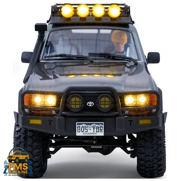 Машинка на радіокеруванні FMS 1:10 FCX10 LC80 Toyota Land Cruiser 80 RTR FMS11042RSGY-SP фото