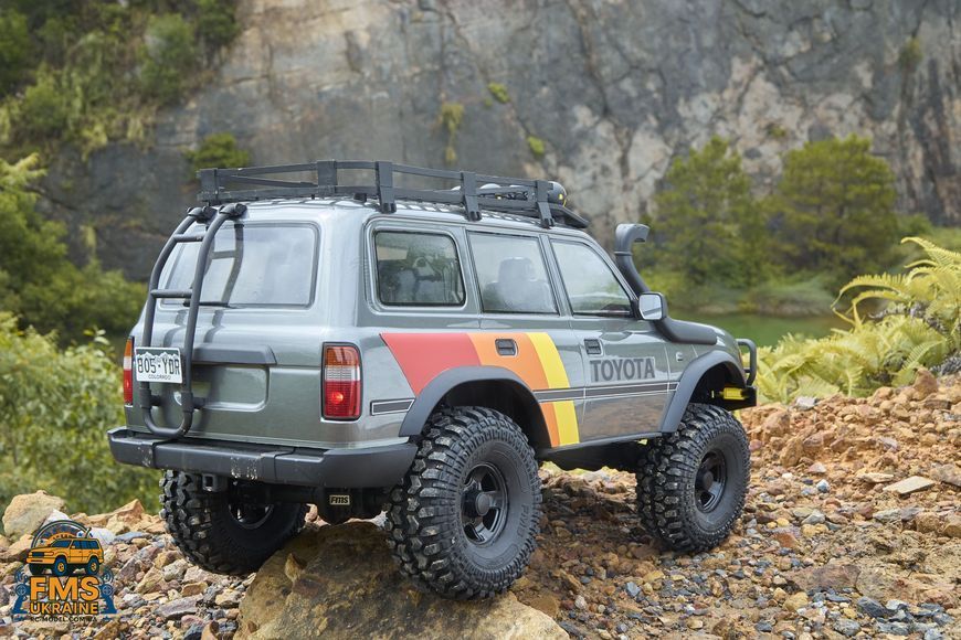 Машинка на радіокеруванні FMS 1:10 FCX10 LC80 Toyota Land Cruiser 80 RTR FMS11042RSGY-SP фото