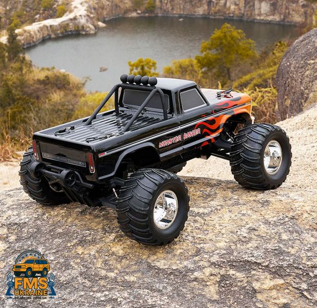 Машинка на радіокеруванні FMS 1:10 Ford F100 Monster Truck RTR 2WD FMS11023RSBK-BL фото