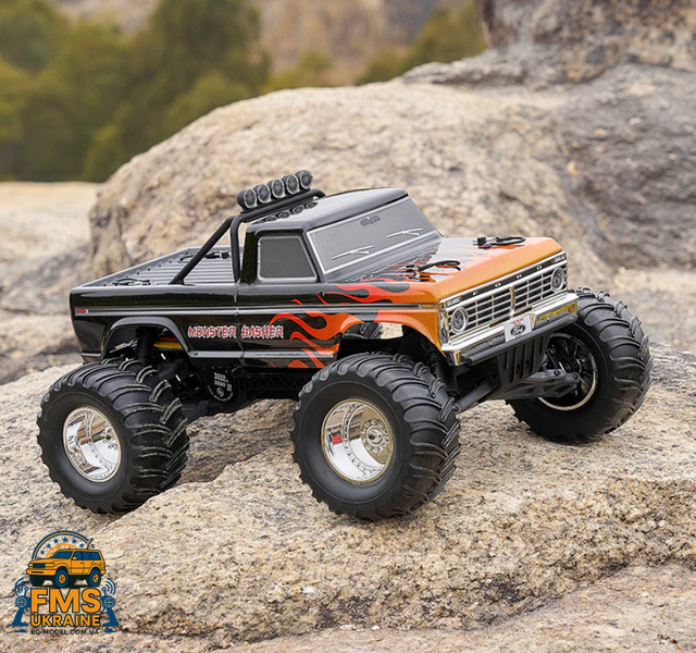 Машинка на радіокеруванні FMS 1:10 Ford F100 Monster Truck RTR 2WD FMS11023RSBK-BL фото