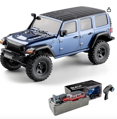 Машинка на радіокеруванні FMS 1:18 JEEP WRANGLER Thunder Strom RTR BLUE EZ11804RTRBU фото