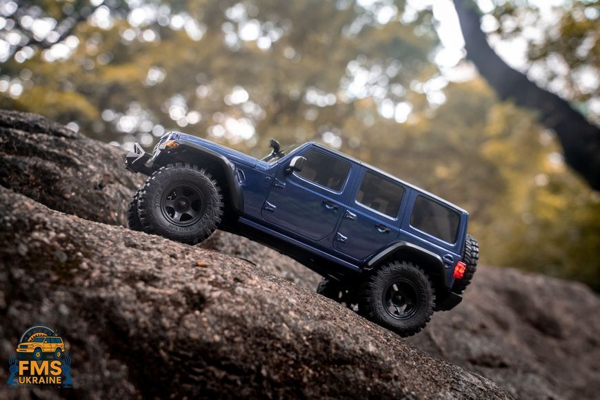 Машинка на радіокеруванні FMS 1:18 JEEP WRANGLER Thunder Strom RTR BLUE EZ11804RTRBU фото