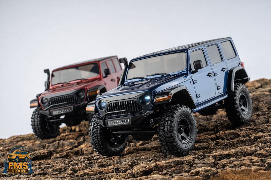Машинка на радіокеруванні FMS 1:18 JEEP WRANGLER Thunder Strom RTR BLUE EZ11804RTRBU фото