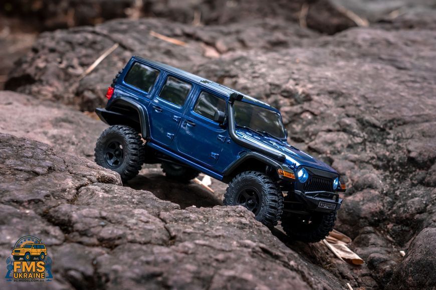 Машинка на радіокеруванні FMS 1:18 JEEP WRANGLER Thunder Strom RTR BLUE EZ11804RTRBU фото
