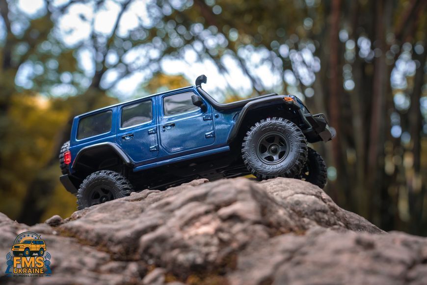 Машинка на радіокеруванні FMS 1:18 JEEP WRANGLER Thunder Strom RTR BLUE EZ11804RTRBU фото
