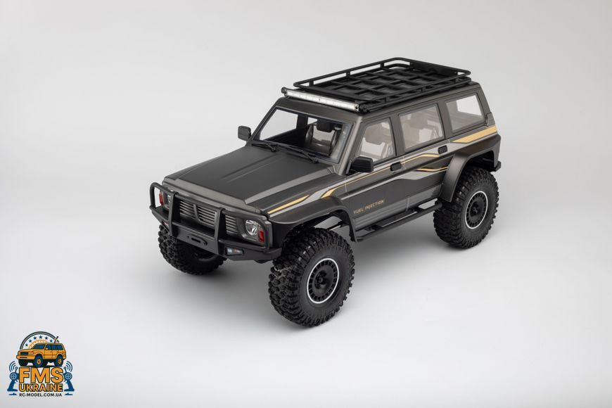 Машинка на радіокеруванні Nissan Patrol Y60 YIKONG YK4107Pro 1:10 4WD RTR Brushless RC Crawler сірий + акумулятор 2S lipo 5000+ mAh в комплекті YK4107Pro GREY фото