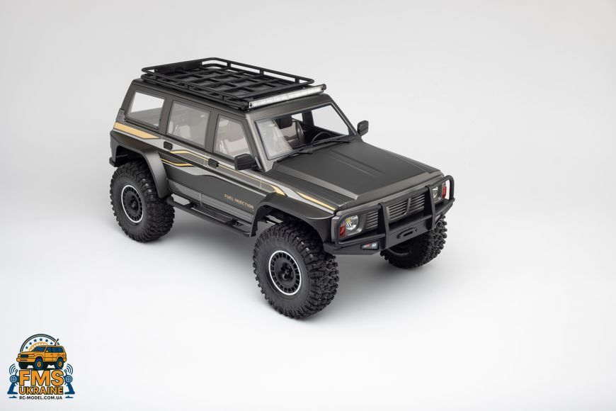 Машинка на радіокеруванні Nissan Patrol Y60 YIKONG YK4107Pro 1:10 4WD RTR Brushless RC Crawler сірий + акумулятор 2S lipo 5000+ mAh в комплекті YK4107Pro GREY фото