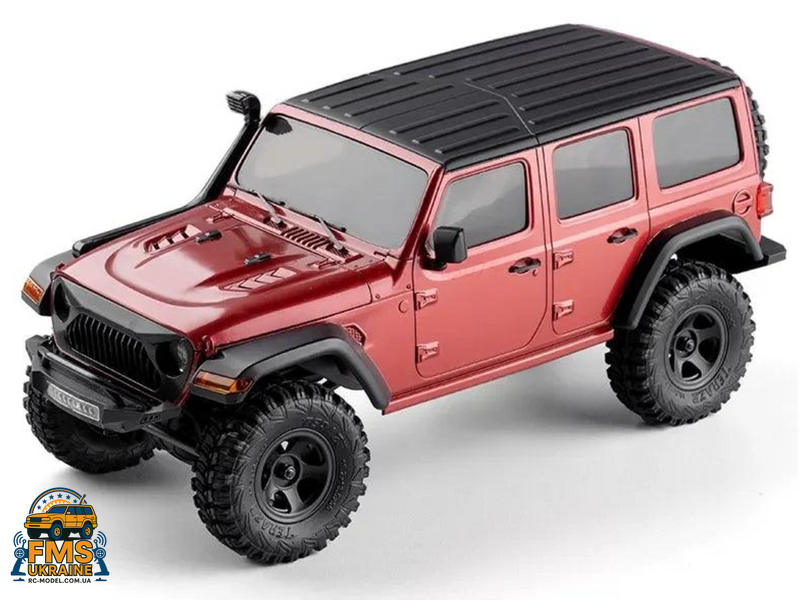 Машинка на радіокеруванні FMS 1:18 JEEP WRANGLER Thunder Strom RTR RED EZ11804RTRRD фото