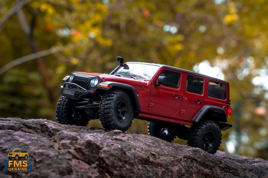 Машинка на радіокеруванні FMS 1:18 JEEP WRANGLER Thunder Strom RTR RED EZ11804RTRRD фото