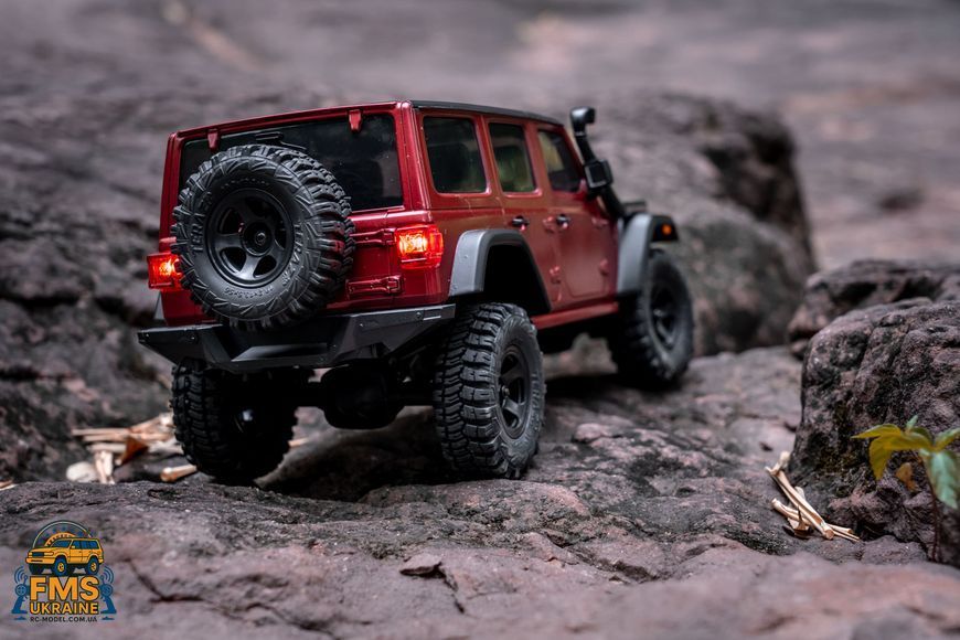 Машинка на радіокеруванні FMS 1:18 JEEP WRANGLER Thunder Strom RTR RED EZ11804RTRRD фото