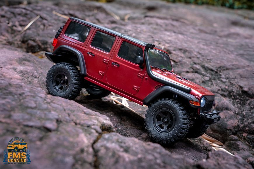Машинка на радіокеруванні FMS 1:18 JEEP WRANGLER Thunder Strom RTR RED EZ11804RTRRD фото