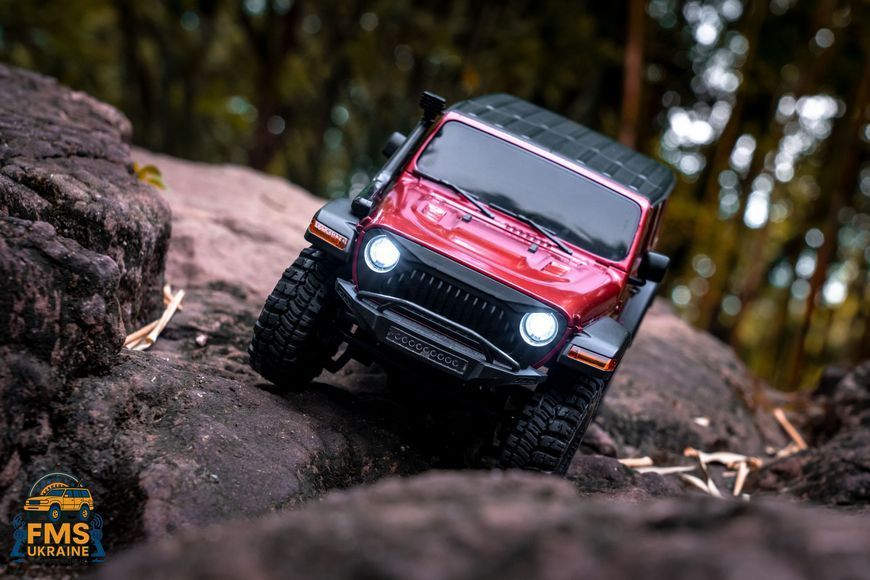 Машинка на радіокеруванні FMS 1:18 JEEP WRANGLER Thunder Strom RTR RED EZ11804RTRRD фото