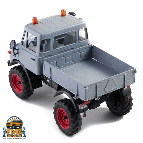 Машинка на радіокеруванні FMS 1:24 FCX24 MERCEDES-BENZ UNIMOG 421 RTR Сірий FMS12405RTRGY фото